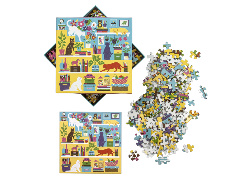 Puzzles library of things at the library