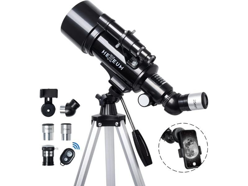 a telescope and accessories