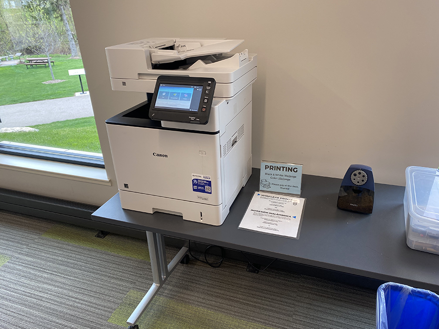 Wireless Printing Downstairs station