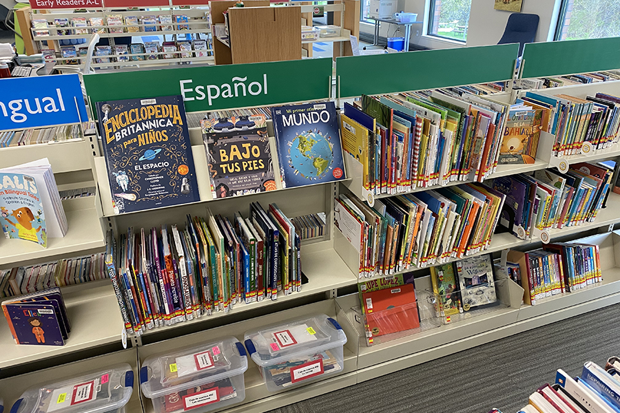 Kids Spanish Collection Shelf