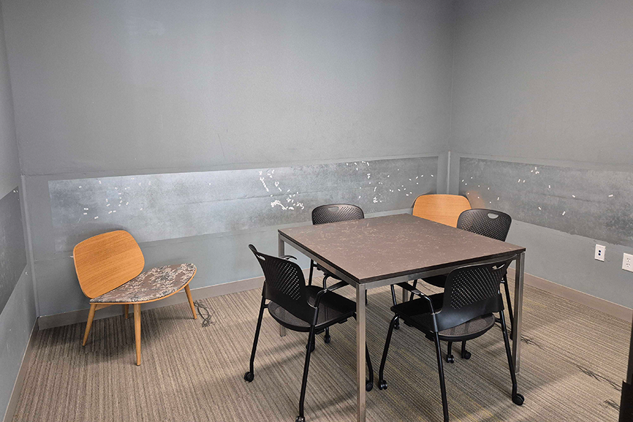 Teen Study Room with table and four chairs