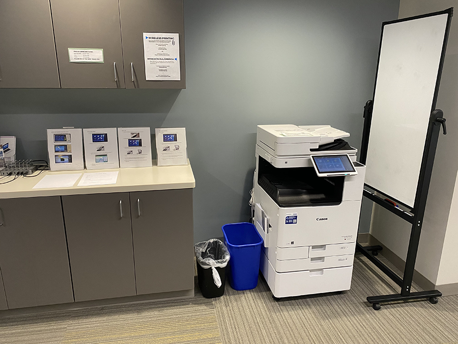 Wireless Printing Upstairs station