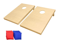 cornhole boards and beanbags