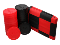 a giant checker set