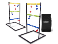 a Ladder Toss set with bolas and ladders