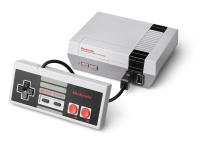 the mini Nintendo NES game console