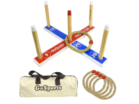 a ring toss set with rings and pegs