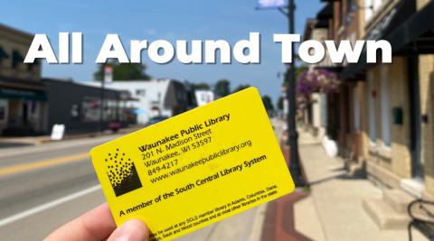 All Around Town with a photo of a library card