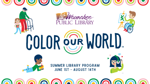 Color Our World - Summer Library Program June 1st - August 14th