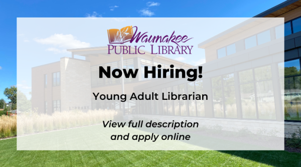 Now Hiring Young Adult Librarian