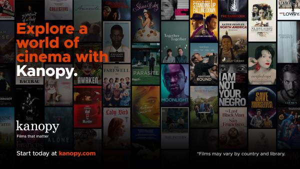 Explore a world of cinema with Kanopy