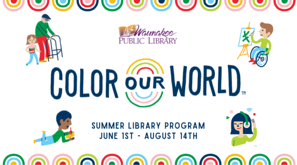 Color Our World Summer Library Program July 1st - August 14th