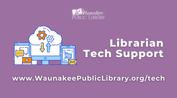 Schedule a one-on-one appointment with a librarian for tech help